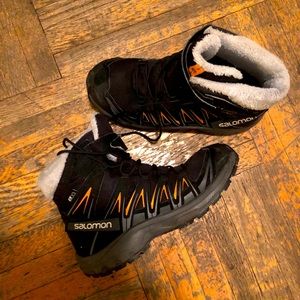 Kids winter boots size 4 boys